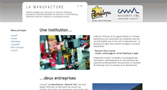 Desktop Screenshot of lamanufacture.ch